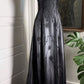 Robe de soirée longue en tulle, élégante, noire et grise, discrète, magnifique, exquise, avec perles, gh3149