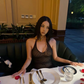 Black Sheer Mesh Halter Midi Evening Dress Rhinestone Bodycon Party Dress gh9857