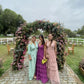 Purple Fashion Elegant A-line Long Layered Ruffle Chiffon Ball Gown Evening Dress Wedding Guest Party Dress Birthday Dress gh4061