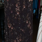 Black Sleeveless Round Neck Evening Gown Pink Floral Sequin Hand Beaded Long Formal Prom Dress gh9747