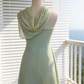 Mint Green 3D Flower A-Line Mini Dress - Spring Fresh Style Gown gh6965
