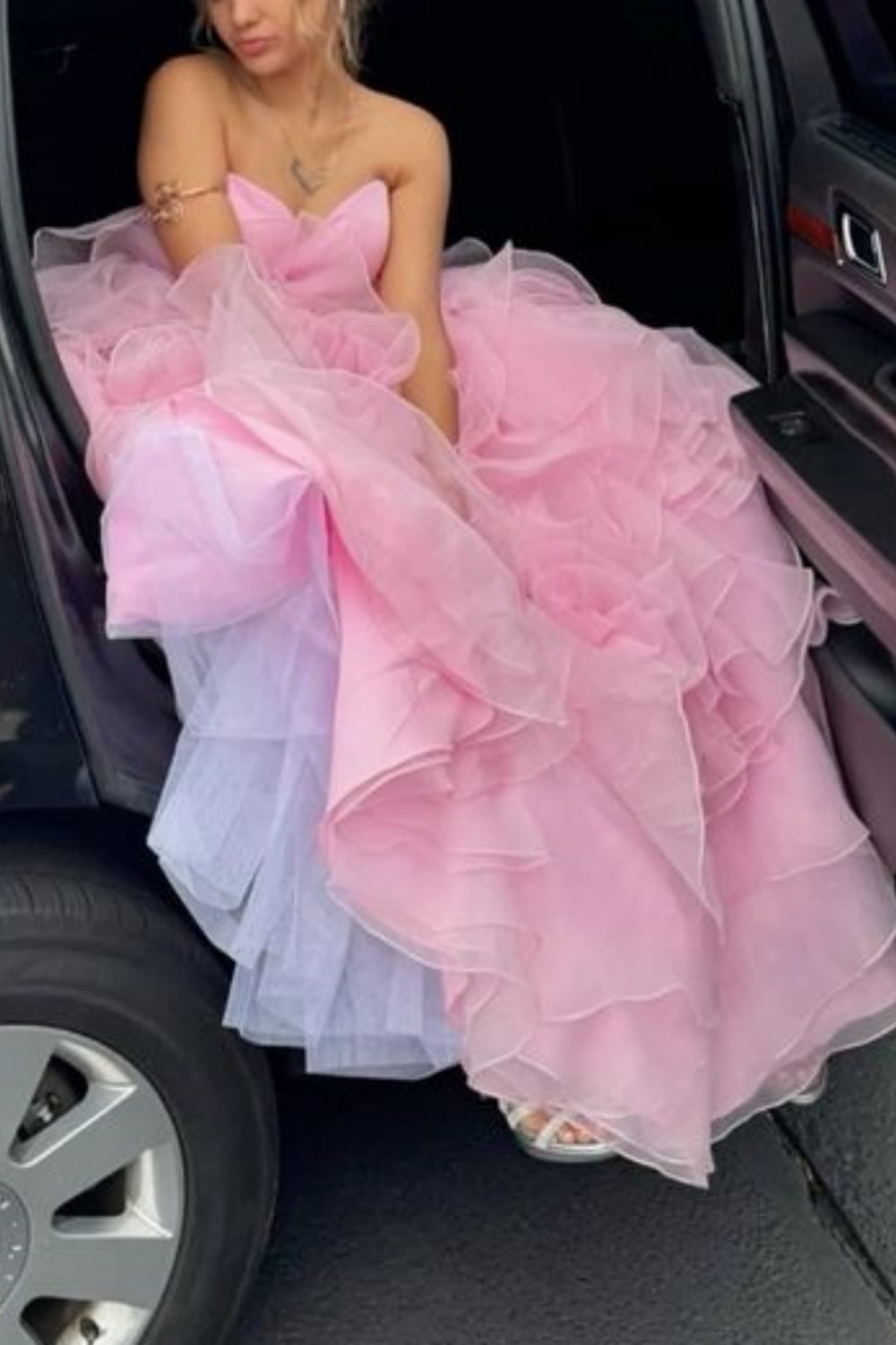 girlhomeshops-Robe rose Sweet 16 💕 💕 gh5933