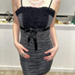 Grey Spaghetti Strap Fitted Waist Sexy Vintage Bodycon Mini Prom Gown, Evening Party Dress gh8433
