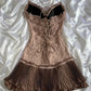 Robe de soirée courte en dentelle vintage exquise, robe de bal d'anniversaire, robe de soirée de fin d'année gh6855