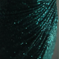 Emerald Green Spaghetti Strap Sequin Mermaid Evening Gown, Square Neck Side Ruched Fitted Long Prom Dress gh9126
