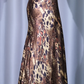 ✨Girlhomeshops-Leopard Print Long Evening Gown Wide Strap V Neck Satin Sequin gh10127