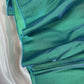Robe de soirée en satin simple et longue élégante à dégradé vert gh3224