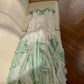 Mint Green Beaded Flowing Long Chiffon Ball Gown Birthday Party Dress Evening Dress gh4407