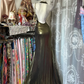 Olive Gold Halter Neck Bodycon Mermaid Prom Dress, Elegant Evening Gown gh7196
