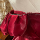 Burgundy One-Shoulder Waisted Voluminous Skirt Gown, Prom Dress, Graduation Dress, Birthday Party Dress gh7270