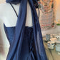 Robe de soirée courte en mousseline de soie et tulle, élégante et scintillante, bleue, pour fête d'anniversaire, bal de promo, gh3921