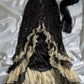 Black Sparkly Elegant Ruffled Tulle Long Sequin Ball Gown Prom Dress Evening Gown Party Dress gh3141