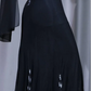 Spaghetti Strap Black Mermaid Evening Dress, Silver Flower Beaded Gown with Chiffon Shawl gh9903