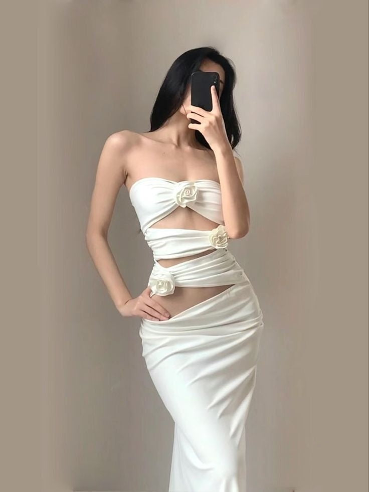 Robe de soirée longue en satin blanc, élégante et sexy, robe de bal, robe d'invitée de mariage, gh4195