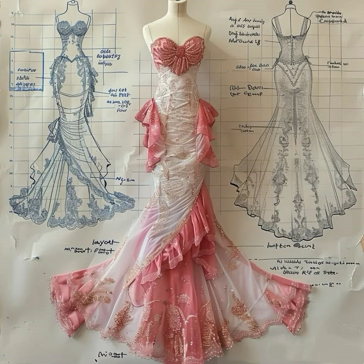 Rosa Wunderschöne Glänzende Exquisite Spitze Lange Tüll Meerjungfrau Schlank Ballkleid Mode Abendkleid Partykleid Ballkleid gh3618