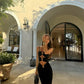 Black fashion unique gem sexy hollow long satin prom dress evening gown party dress gh3303