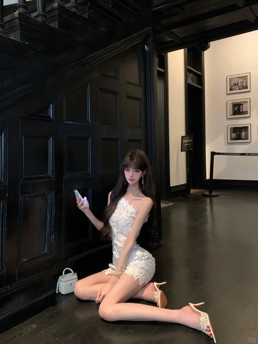 Women Romantic White One Shoulder Homecoming Dress 3D Floral Lace Bodycon Short Party Dress gh9422