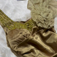 Sexy Vintage Champagne Gold Prom & Evening Party Dress, Unique Designer Neckline, Fitted Waist Bodycon Silhouette gh8582