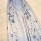 Lavendel elegante mode gradienten exquisite perlen spaghetti-trägern lange tüll ballkleid abendkleid partykleid prom kleid gh3588