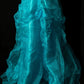 Blue adult dress sweet elegant tulle long ball gown evening dress gh4471