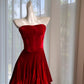 Short Satin Homecoming Dress Birthday Dress gh6802