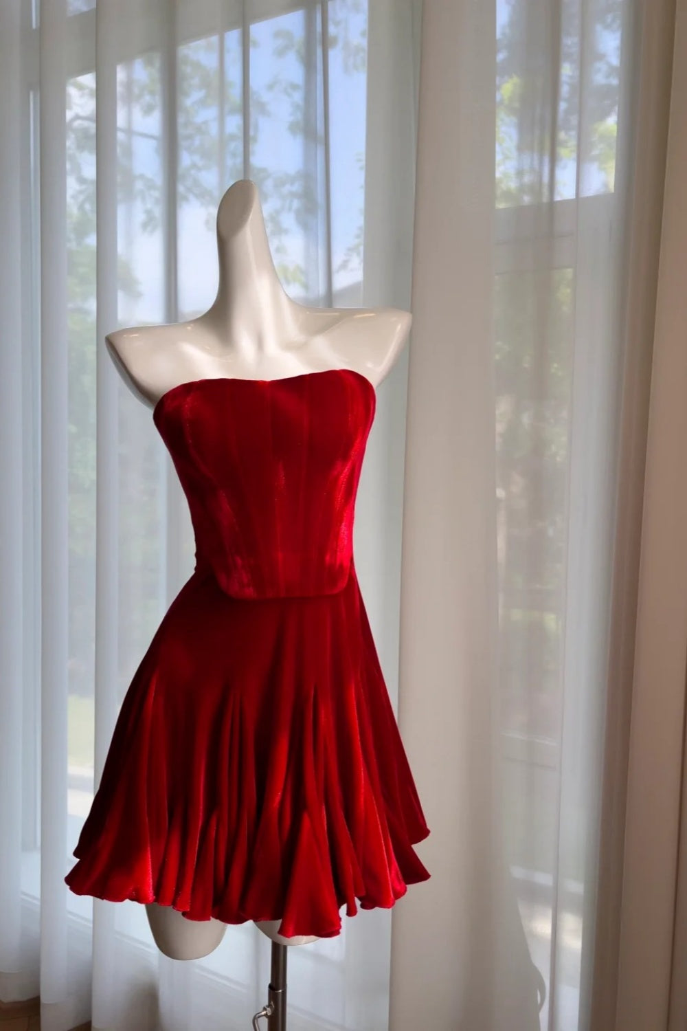 Short Satin Homecoming Dress Birthday Dress gh6802