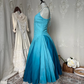 Light Blue Camisole Fitted Slim Retro Gradient Evening Gown gh7141