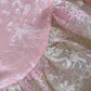 Rosa Spitze Vintage Flowy lange/kurze Homecoming Kleid Chiffon Ballkleid Geburtstag Party Kleid gh4406