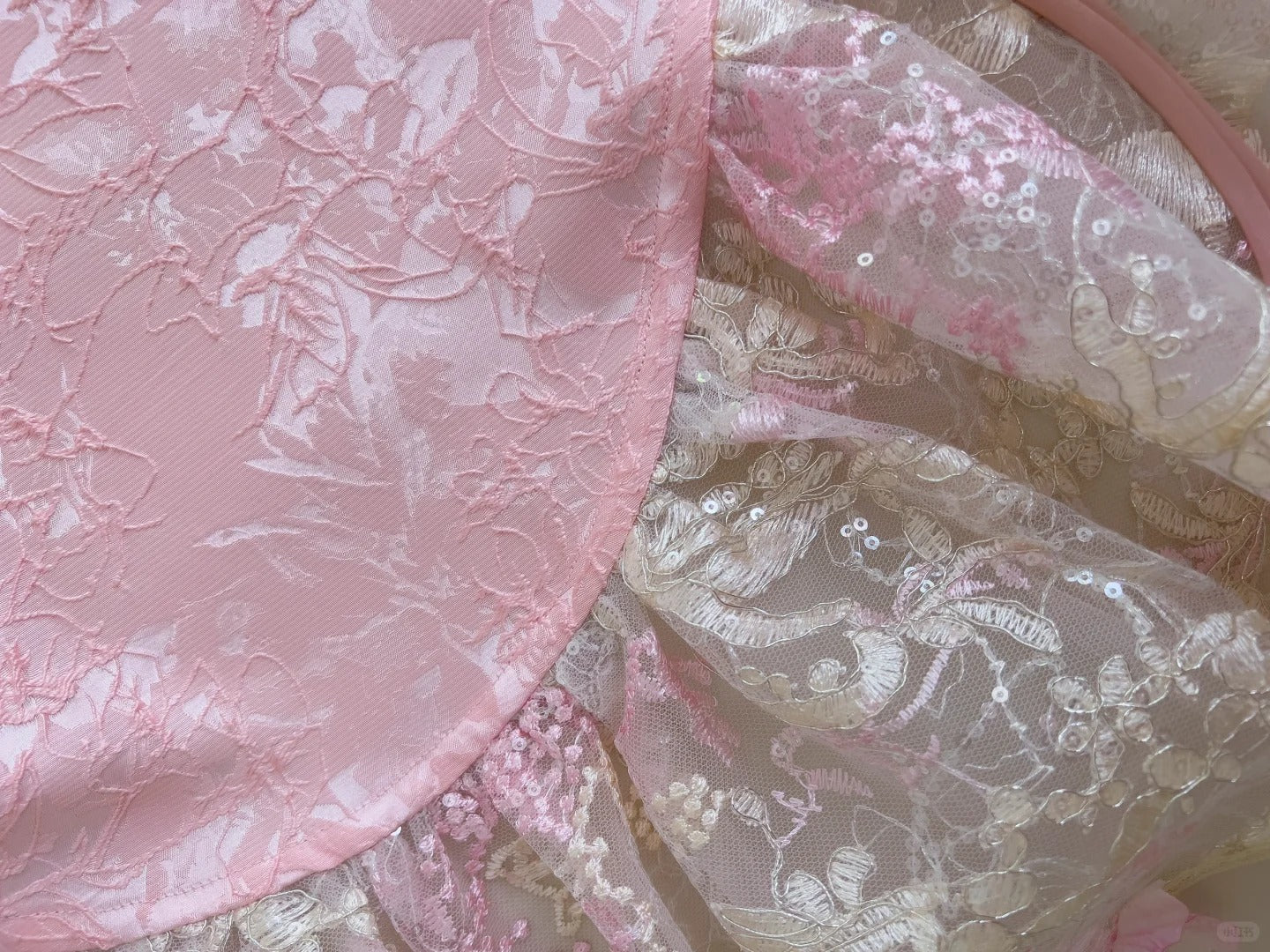 Rosa Spitze Vintage Flowy lange/kurze Homecoming Kleid Chiffon Ballkleid Geburtstag Party Kleid gh4406