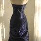 girlhomeshops-Blaues Meerjungfrau-Kleid, lang, Satin, Fischschwanz, Ballkleid, Prinzessin, Ballkleid, Abendkleid, gh5742