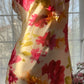 Colorful Romantic Floral Elegant Fashion Exquisite Beaded Long Chiffon Ball Dress Evening Dress Party Dress Valentine's Day Date Dress Wedding Guest Dress gh4007