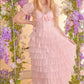 Pink/Green/Blue Delicate Lace Sweet Elegant Cute Long Layered Tulle Chiffon Ball Gown Evening Dress Garden Party Dress Prom Dress gh3780