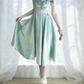 Retro-style girly satin rush dresses, short dresses, back-to-school dresses, party dresses, birthday dresses gh6937