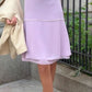 Girlhomeshops - Rosa elegantes, gerüschtes, neues, kurzes Chiffon-Heimkehrkleid gh5257