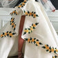 White yellow three-dimensional flower heart-shaped neckline long ball gown evening dress wedding dress gh993