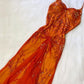 Robe de soirée longue élégante en tulle à bretelles spaghetti et col licou, orange, magnifique et exquise, robe de soirée sirène, coupe ajustée, gh3172