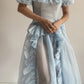 Girlhomeshops - Robe longue en tulle bleu romantique aux tons pastel, style conte de fées gh5970