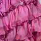 Hot Pink Strapless Fitted Waist Tiered Cake Skirt Prom & Evening Party Dress gh8519