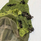 girlhomeshops - Robe midi sans manches à empiècements en dentelle et mousseline vert olive gh6311