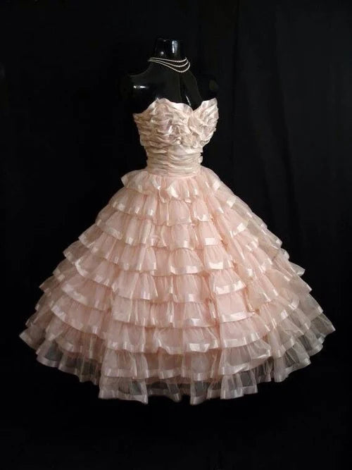 Girlhomeshops - Robe courte rose à épaules dénudées et tulle multicouches, idéale pour un 16e anniversaire (gh5612)