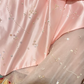 Gorgeous Full Body Bead Decoration Pink Beaded Elegant Long Satin Ball Gown Evening Dress Party Dress gh4466