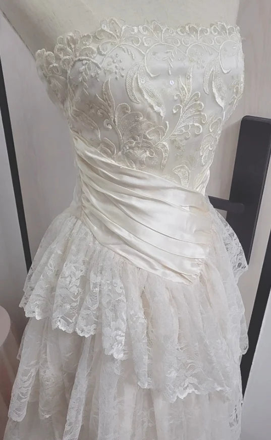 girlhomeshops – Weißes, langes, elegantes Ballkleid aus Tüll, gh5565