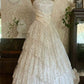 girlhomeshops – Weißes, langes, elegantes Ballkleid aus Tüll, gh5565