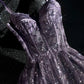 Girlhomeshops - Robe de bal longue en tulle perlé, magnifique et exquise, violette, robe de bal romantique et éblouissante pour fille gh5693