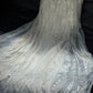 Girlhomeshops - Elfenbeinweißes, mit Perlen besetztes Chiffon-Tüllkleid mit Schmetterlingsperlen, langes Ballkleid, Abendkleid, Geburtstagspartykleid, Feenkleid, gh5168