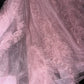 Rosa elegante süße wunderschöne lange Tüll Ballkleid Abendkleid Abschlusskleid gh4452