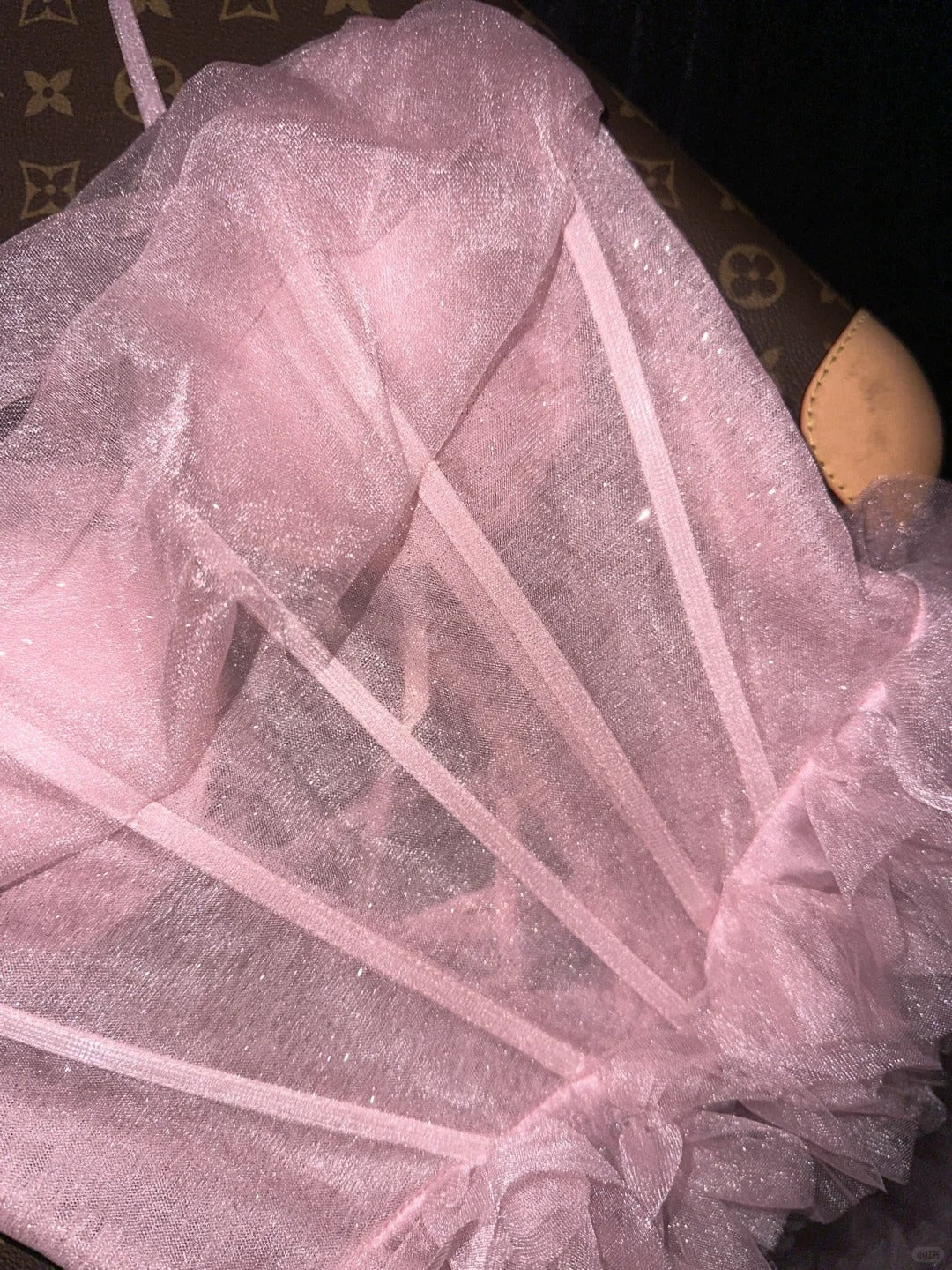 Rosa elegante süße wunderschöne lange Tüll Ballkleid Abendkleid Abschlusskleid gh4452