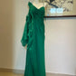 Green applique fashion long chiffon ball gown evening dress party dress gh4942