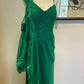 Green applique fashion long chiffon ball gown evening dress party dress gh4942