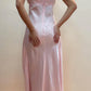 girlhomeshops-- Feenkleid, rosa, A-Linie, Spaghettiträger, hohe Taille, ärmellos, lang, Satin, Ballkleid, gh5724